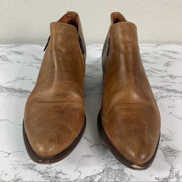 Steve Madden Ajay Brown Leather Ankle Bootie 10M - Picture 3 of 11